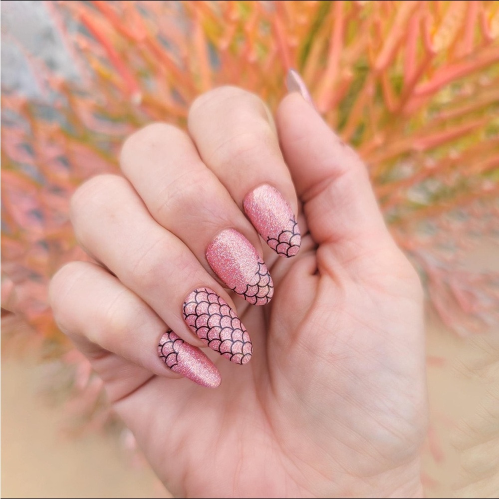 *Retired* Color Street: Cape Coral | Peach Orange Glitter Summer Spring Beach - Picture 12 of 16